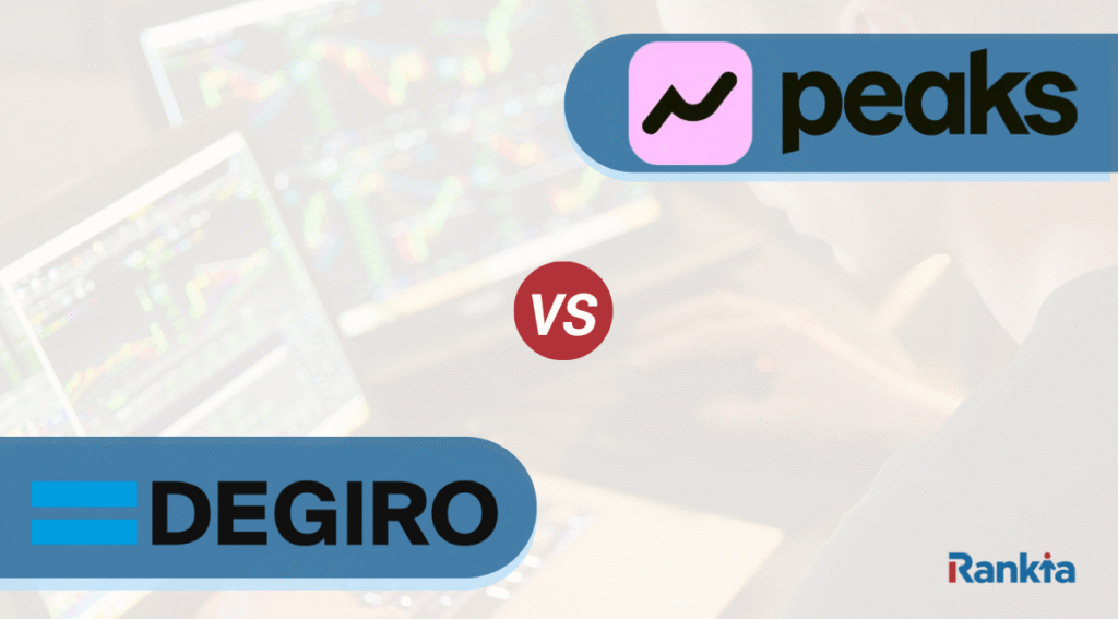 PEAKS VS DEGIRO LOGOS